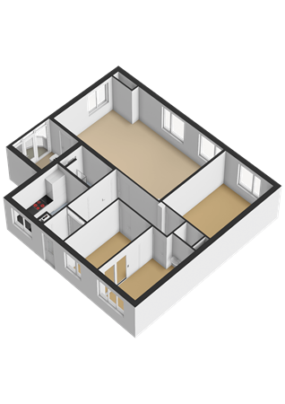 Floorplan - Stadionlaan 59, 3583 RB Utrecht